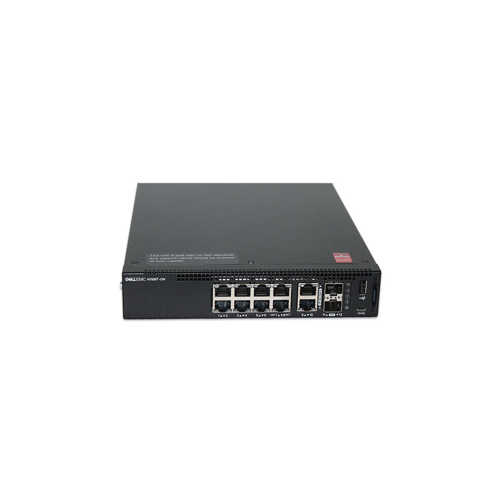 Dell Networking N1108P-ON 8P 1GbE 75W PoE 2P 1GbE SFP Switch N1108P-ON