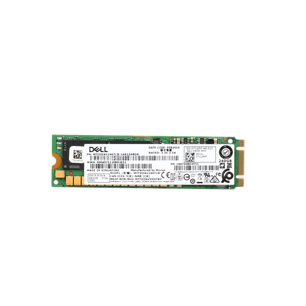 Dell 240gb M.2 TLC SATA Mu Mix Use 6gbs 512e SSD 5100 Pro ...