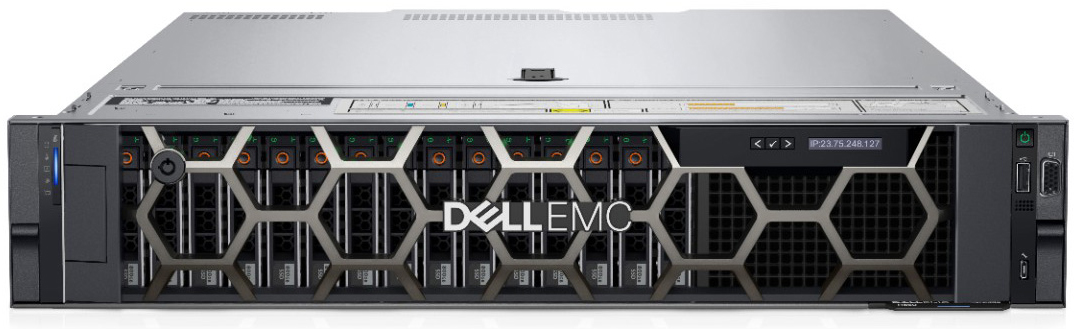 Front view of Dell PowerEdge R550